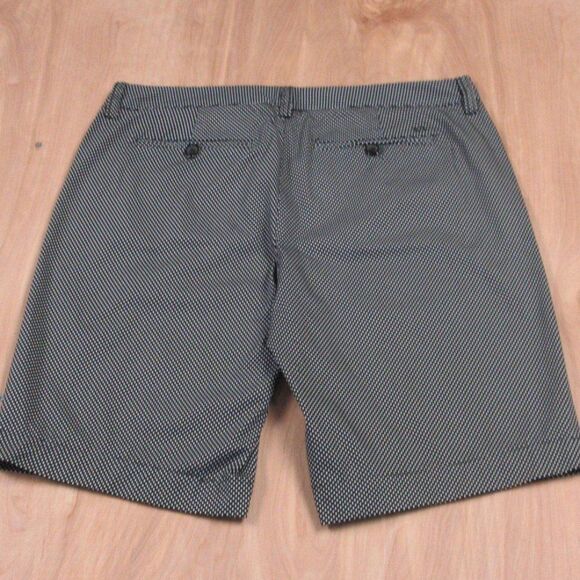 TOMMY HILFIGER Bermuda Shorts Women's Size 8 Black White Polka Dot Skimmer Capri - Picture 6 of 10